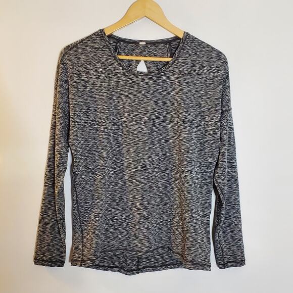 Lululemon Get set long sleeve spaced out space dye open back athletic top - Picture 3 of 8